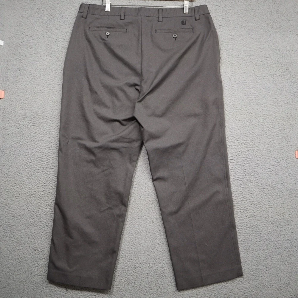 Footjoy Pants Mens 38x30 Gray Golf Performance‎ Flat Front Stretch Lightweight